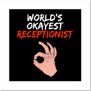 Funny Receptionist Job Profession Posters and Art